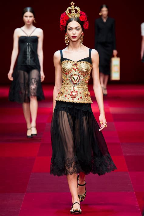 dolce and gabbana show.